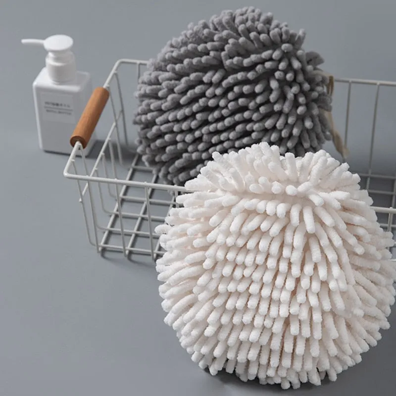 Kitchen & Bathroom Absorbent Soft Towel Ball Wipe Sponge