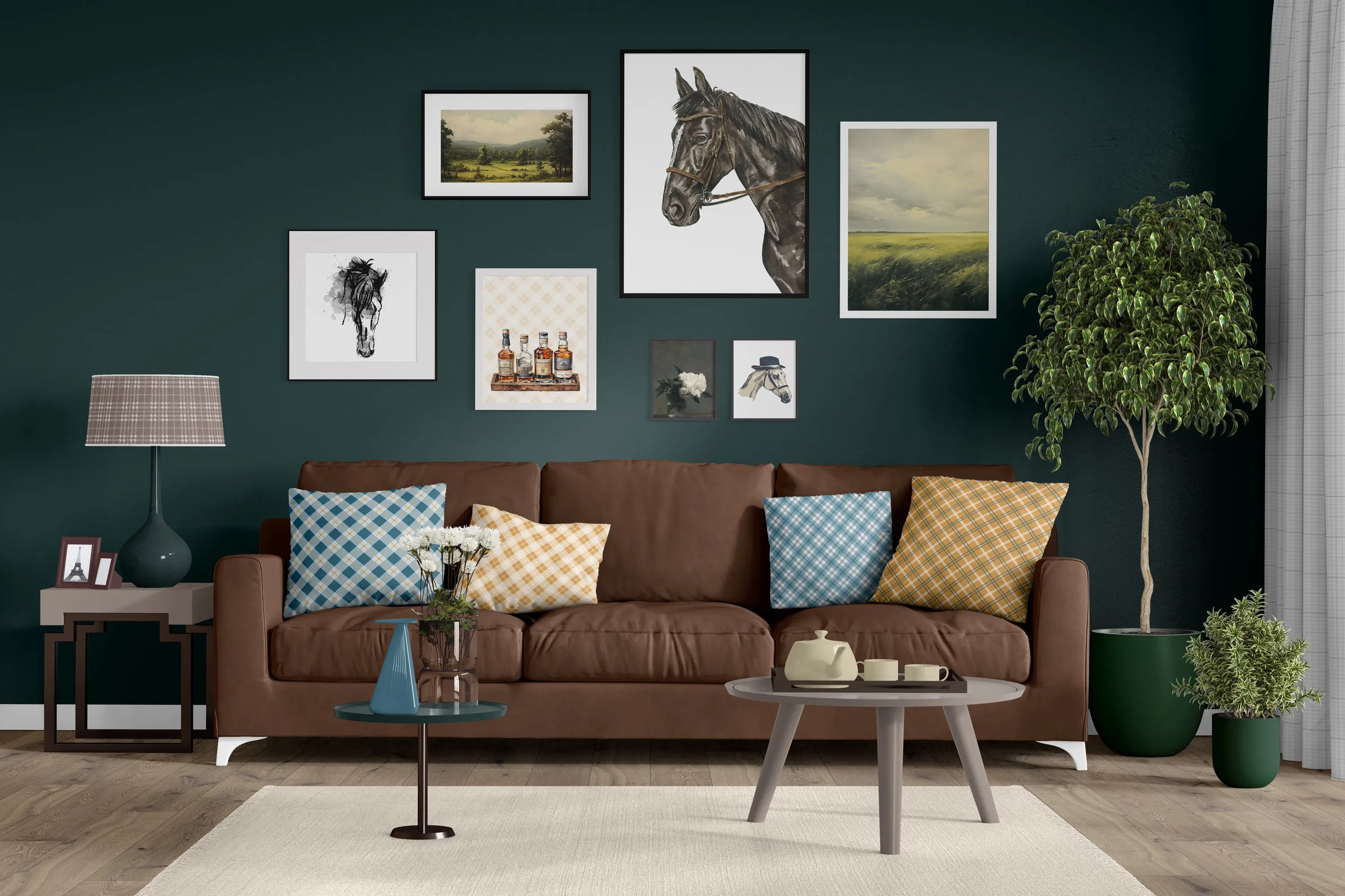 Knight Chess Piece Archival Art Print, framed art or unframed art | Horse   Whiskey Collection
