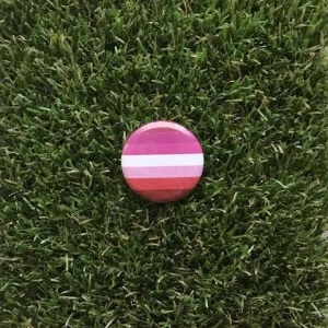 Lesbian Pride Flag Pin-back Button