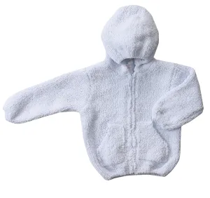 Light Blue Chenille Hoodie in Size 12-18m