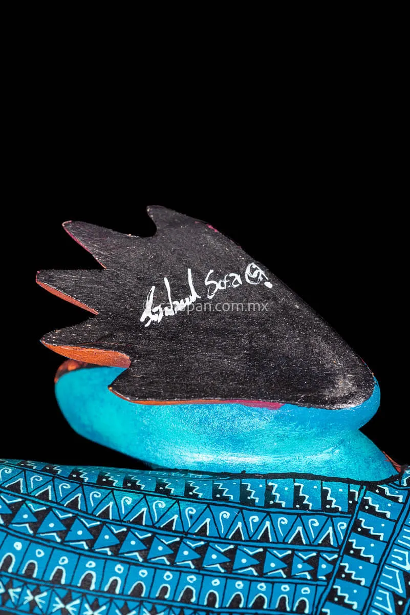 Lizard Oaxacan Wood Carving Alebrije Fine Mexican Folk Art