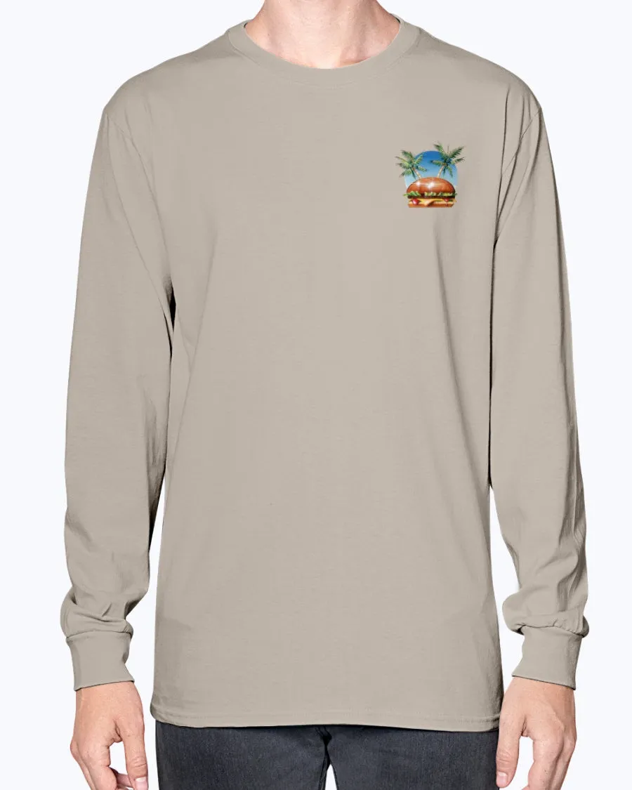Long Sleeve Holy Grill Parrot Cheeseburger T-shirt