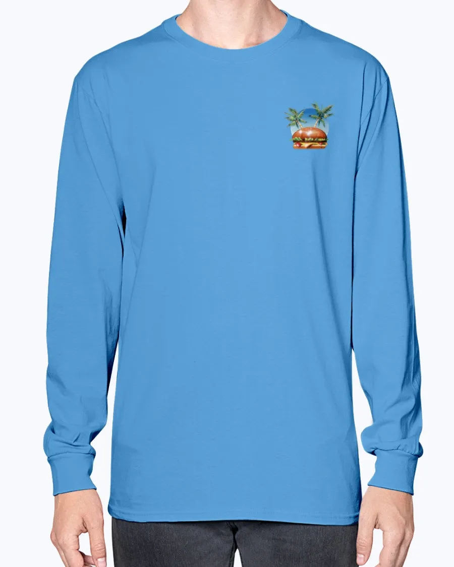 Long Sleeve Holy Grill Parrot Cheeseburger T-shirt