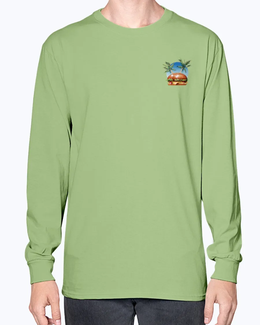 Long Sleeve Holy Grill Parrot Cheeseburger T-shirt