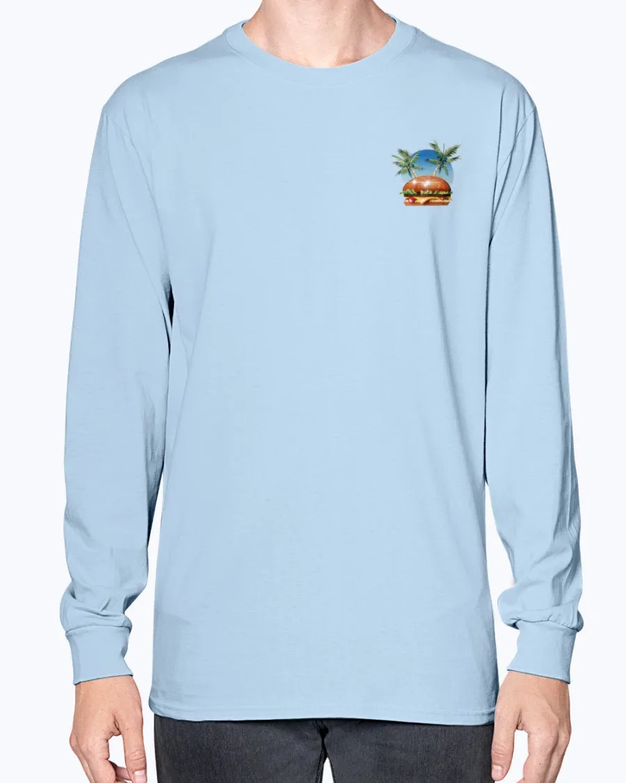 Long Sleeve Holy Grill Parrot Cheeseburger T-shirt