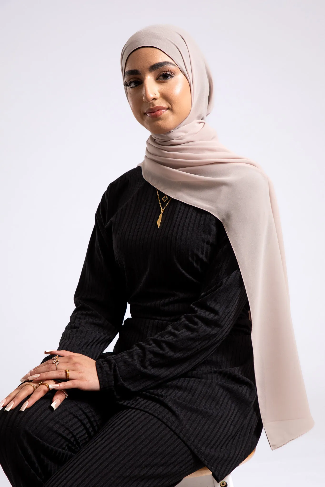 Luxury Soft Chiffon Hijab - Oat