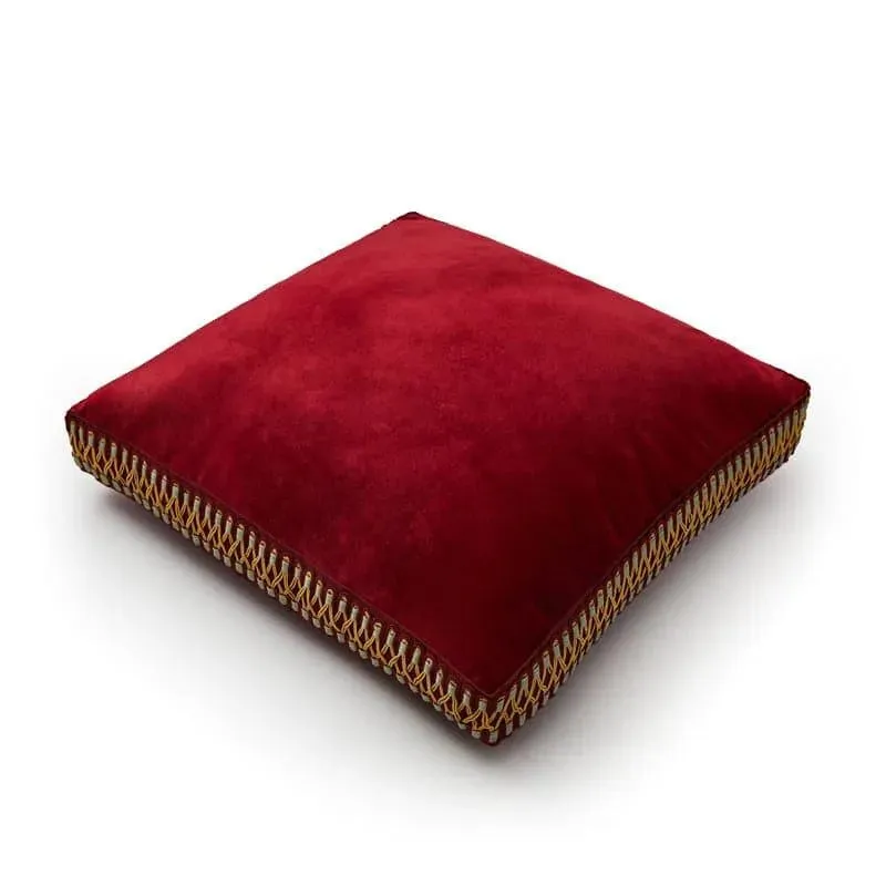 Macron Chenille Floor Seating Cushion