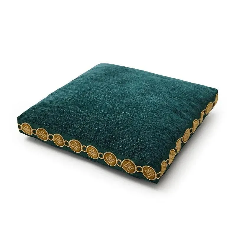 Macron Chenille Floor Seating Cushion