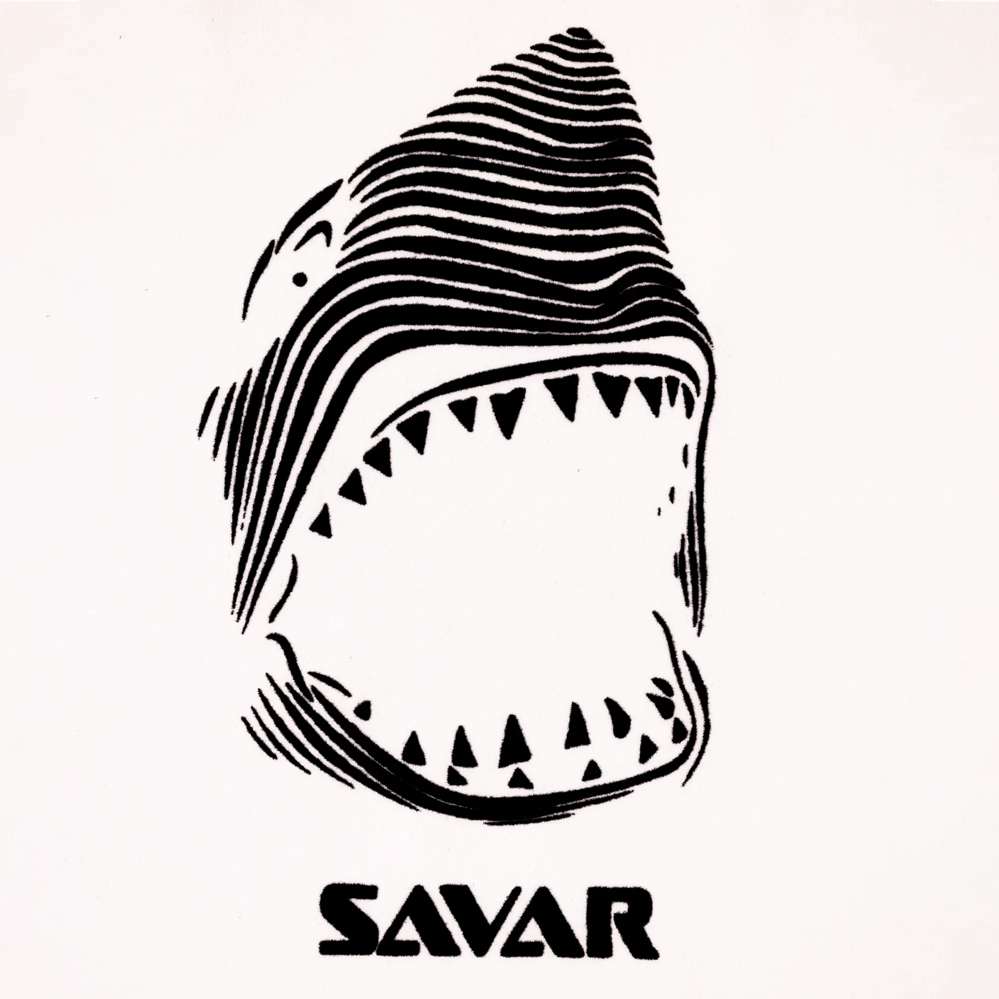 Men's Savar Shark Short Sleeve Logo T-Shirt