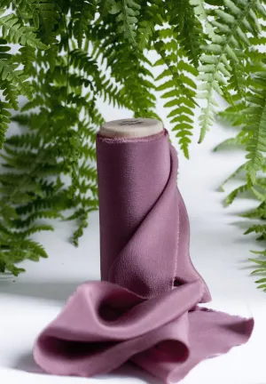 Merlot Crepe de Chine Silk Ribbon
