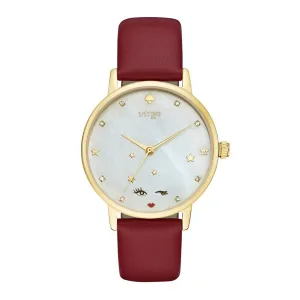 Metro Zodiac What’s Your Sign Virgo Leather Watch
