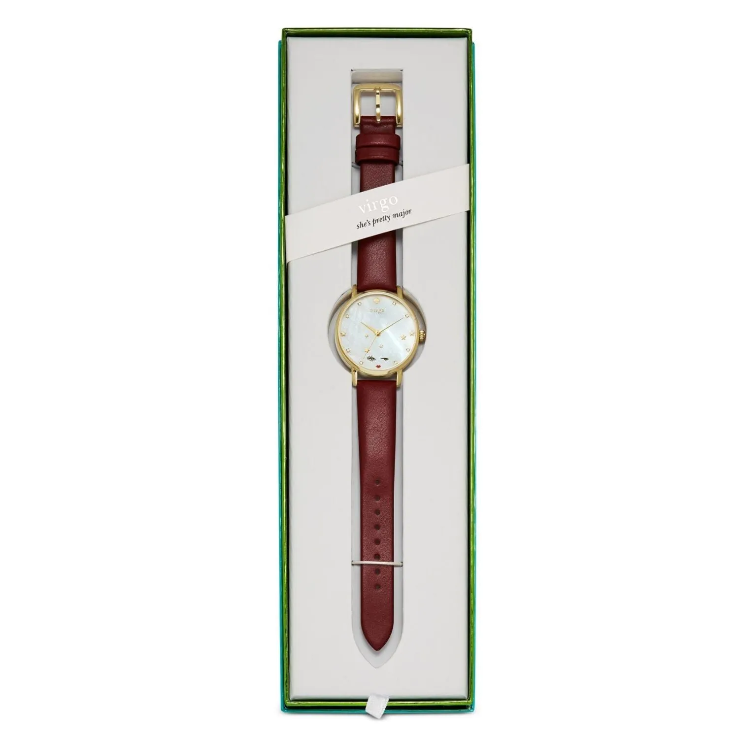 Metro Zodiac What’s Your Sign Virgo Leather Watch