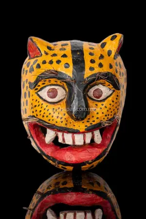 Mexican Mask Tecuani Jaguar Dance