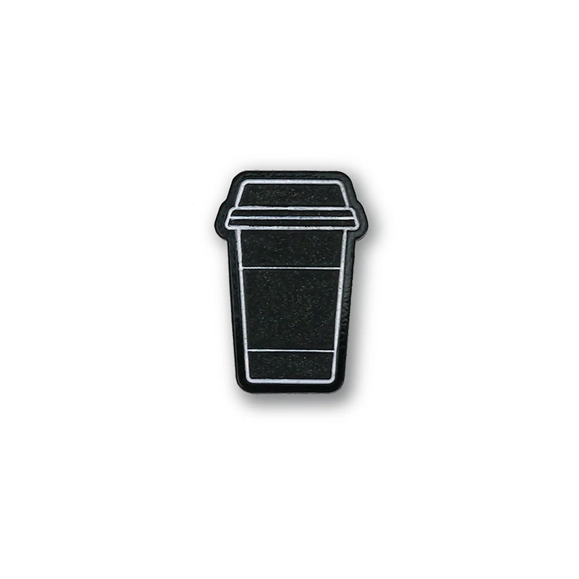 Minimalist Coffee Cup (Glow in the Dark) Lapel Enamel Pin