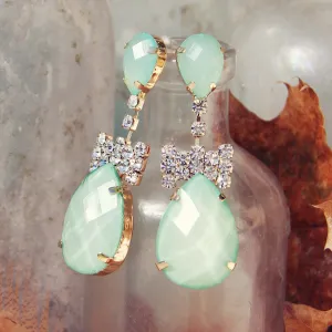 Mint & Bows Earrings