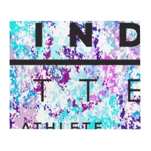 MM Athlete - Paint Splash Throw Blanket