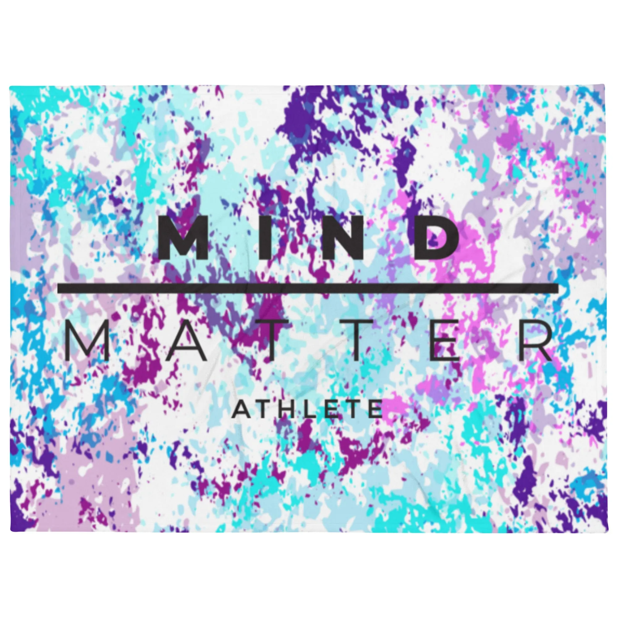 MM Athlete - Paint Splash Throw Blanket