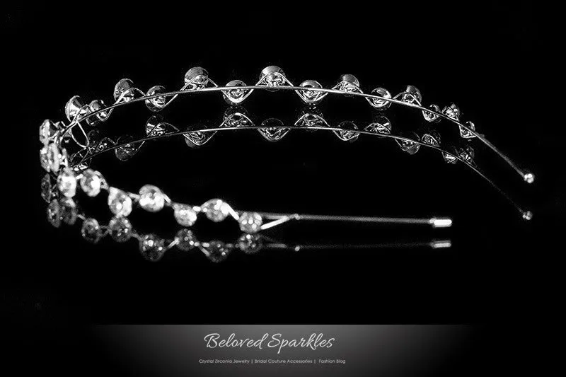 Nahia Solitaire Headband | Crystal