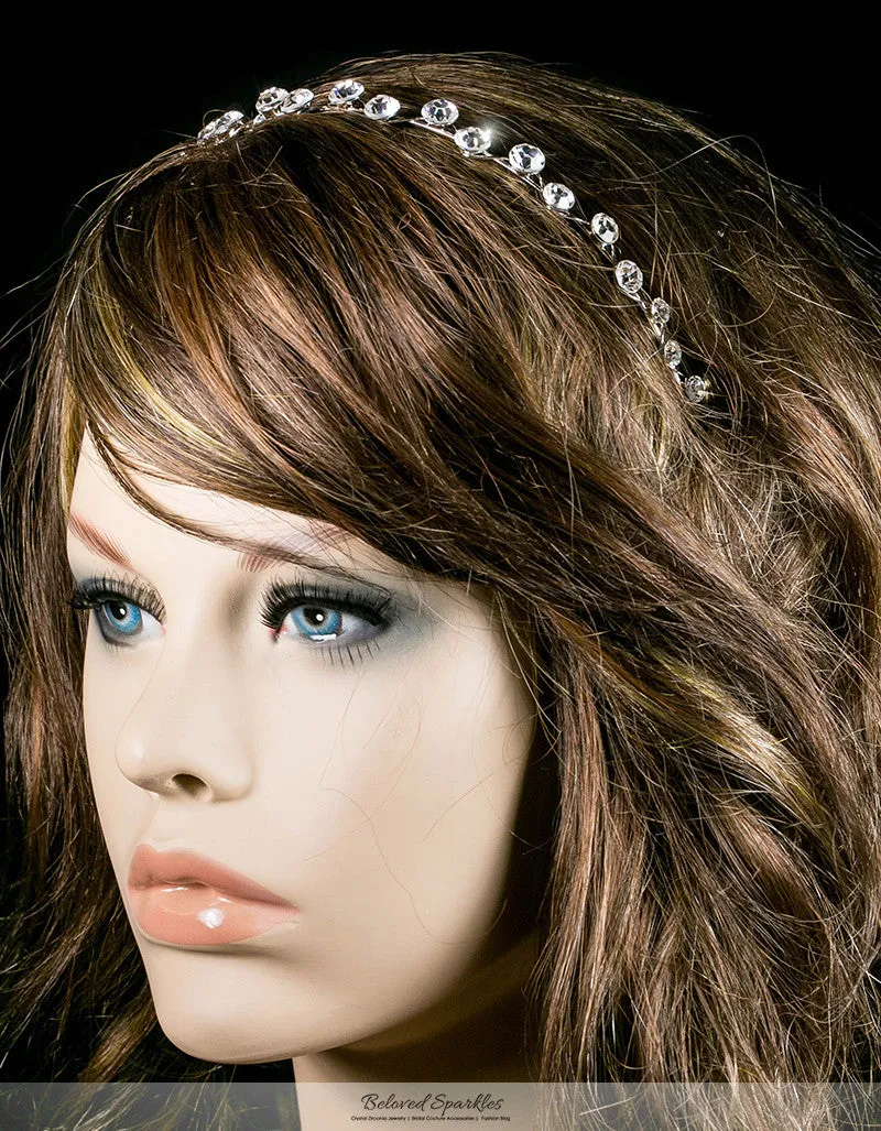 Nahia Solitaire Headband | Crystal