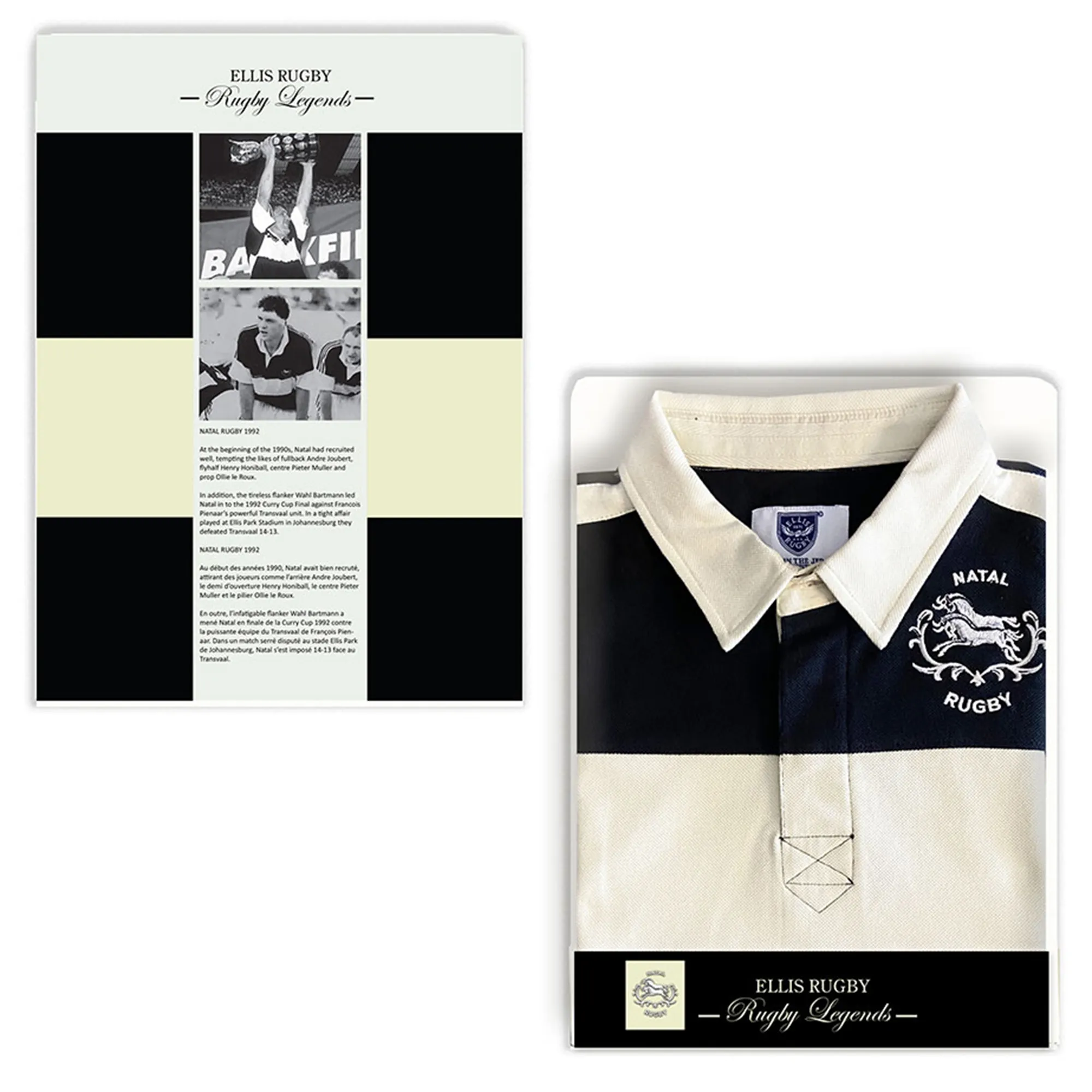 Natal Sharks Vintage Polo by Ellis Rugby