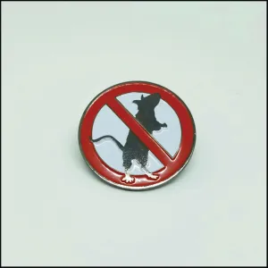 No Rats Allowed - Enamel Pin