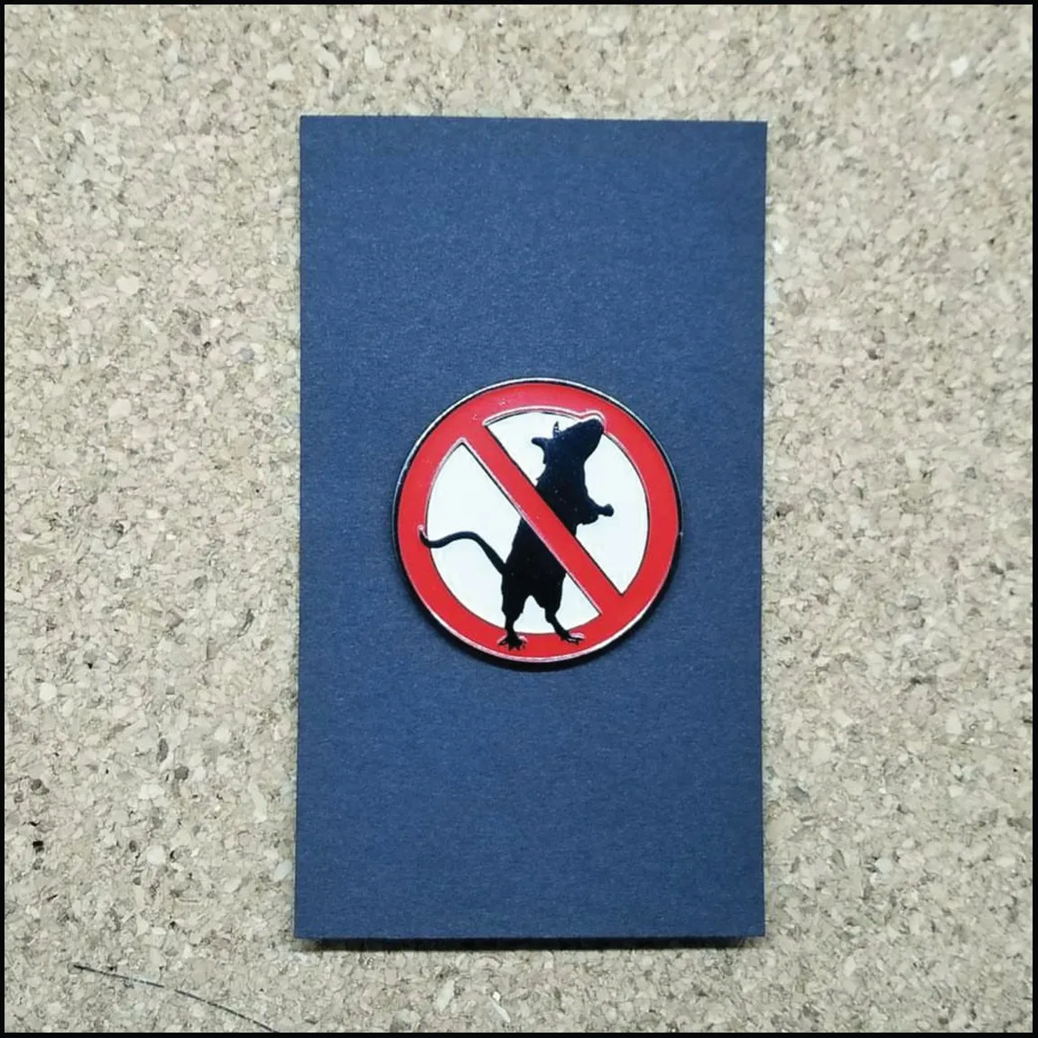 No Rats Allowed - Enamel Pin