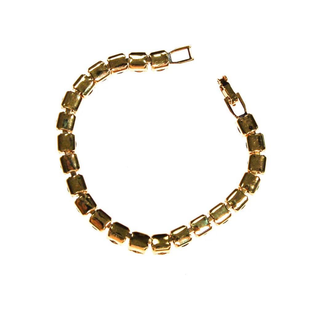 Old Hollywood Glam Sparkling Rhinestone Tennis Bracelet