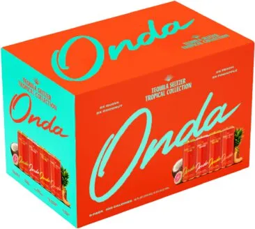 Onda Tequila Seltzer Tropical Collection (8 Pack) 355 ml