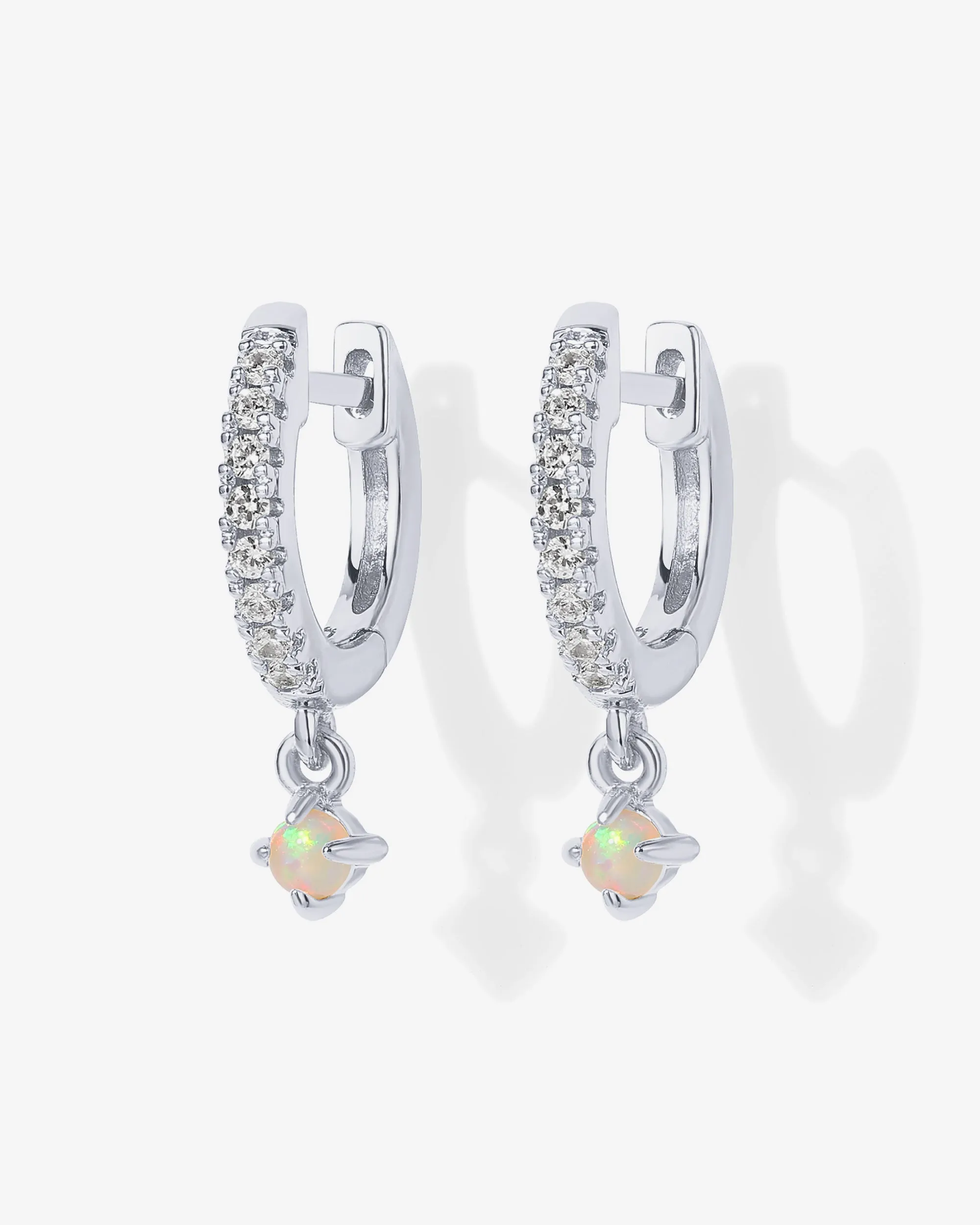 Opal Drop Huggies