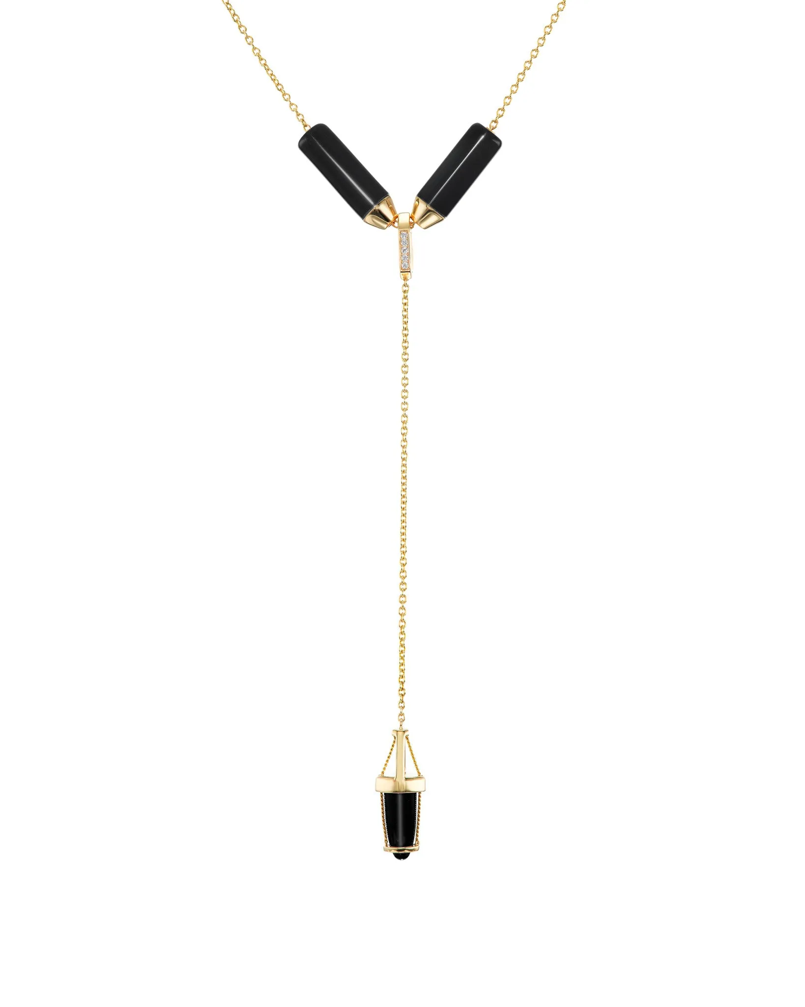 Open Necklace   Vantage Curio Black Jade Set