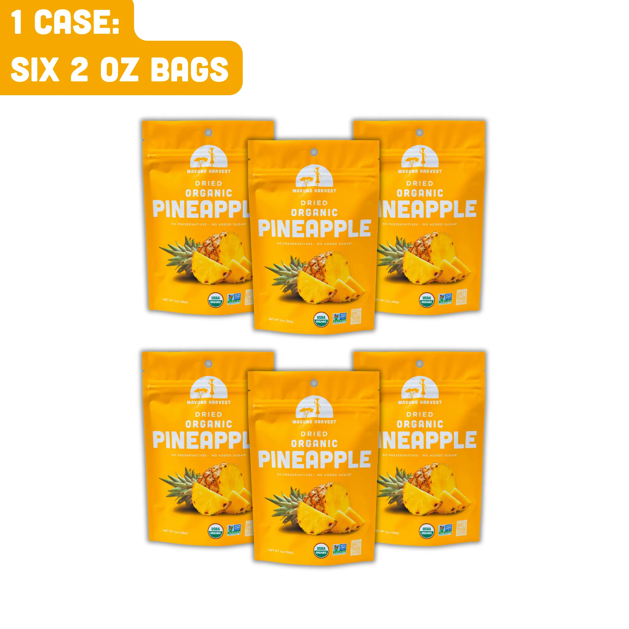 Organic Dried Pineapple