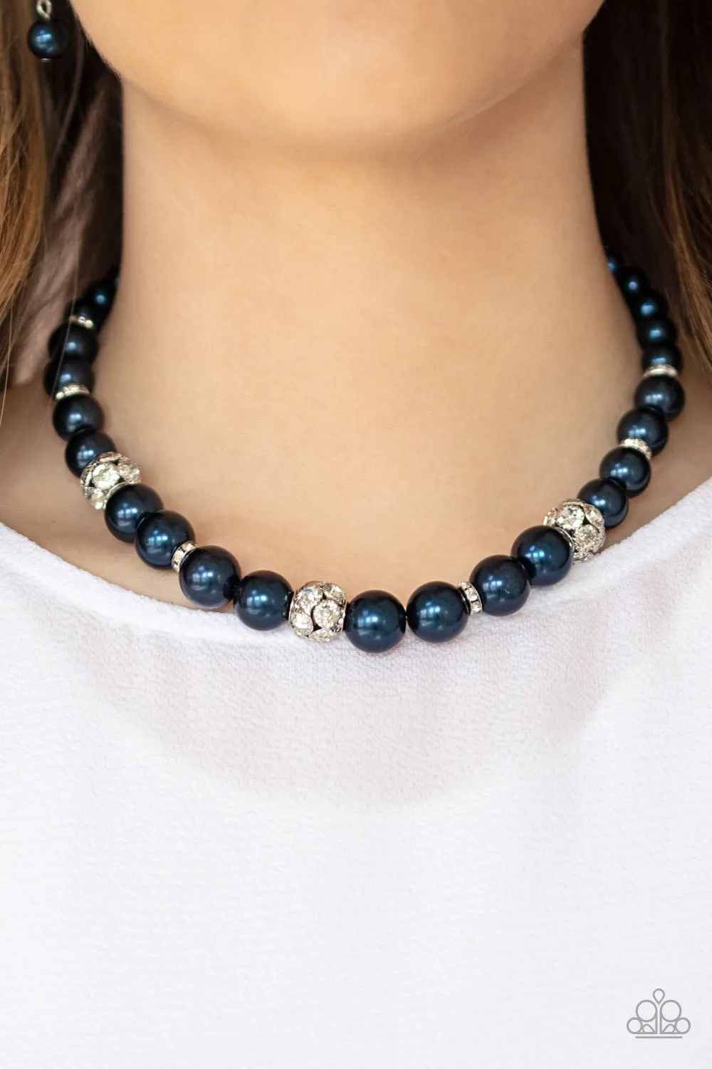 Paparazzi Rich Girl Refinement Necklace Blue