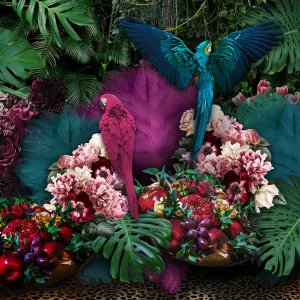 Parrot Paradise Wallpaper Mural