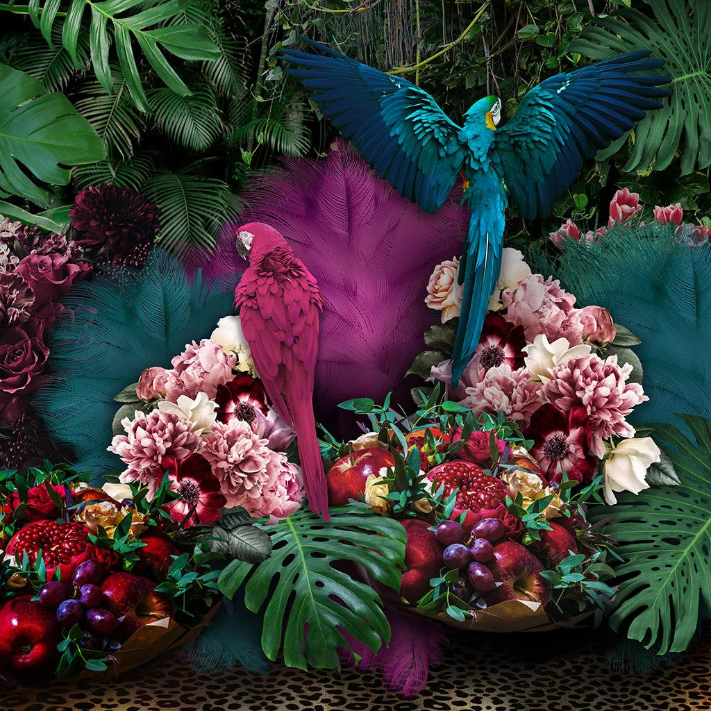 Parrot Paradise Wallpaper Mural