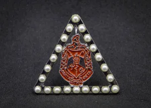 Pearl Pyramid w/Crest - 2/1 Pendant