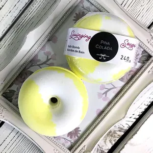 Pina Colada Donut Bath Bomb