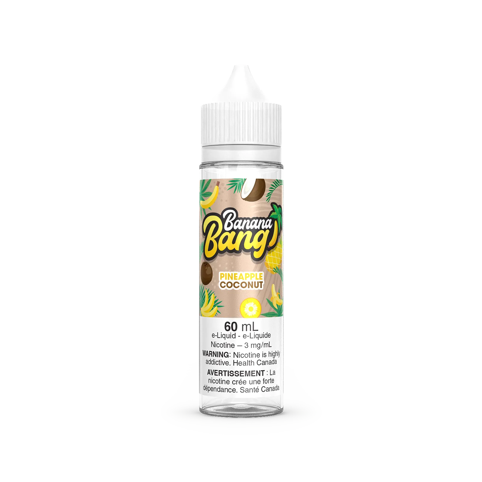 PINEAPPLE COCONUT BY BANANA BANG E-LIQUID - 60ML