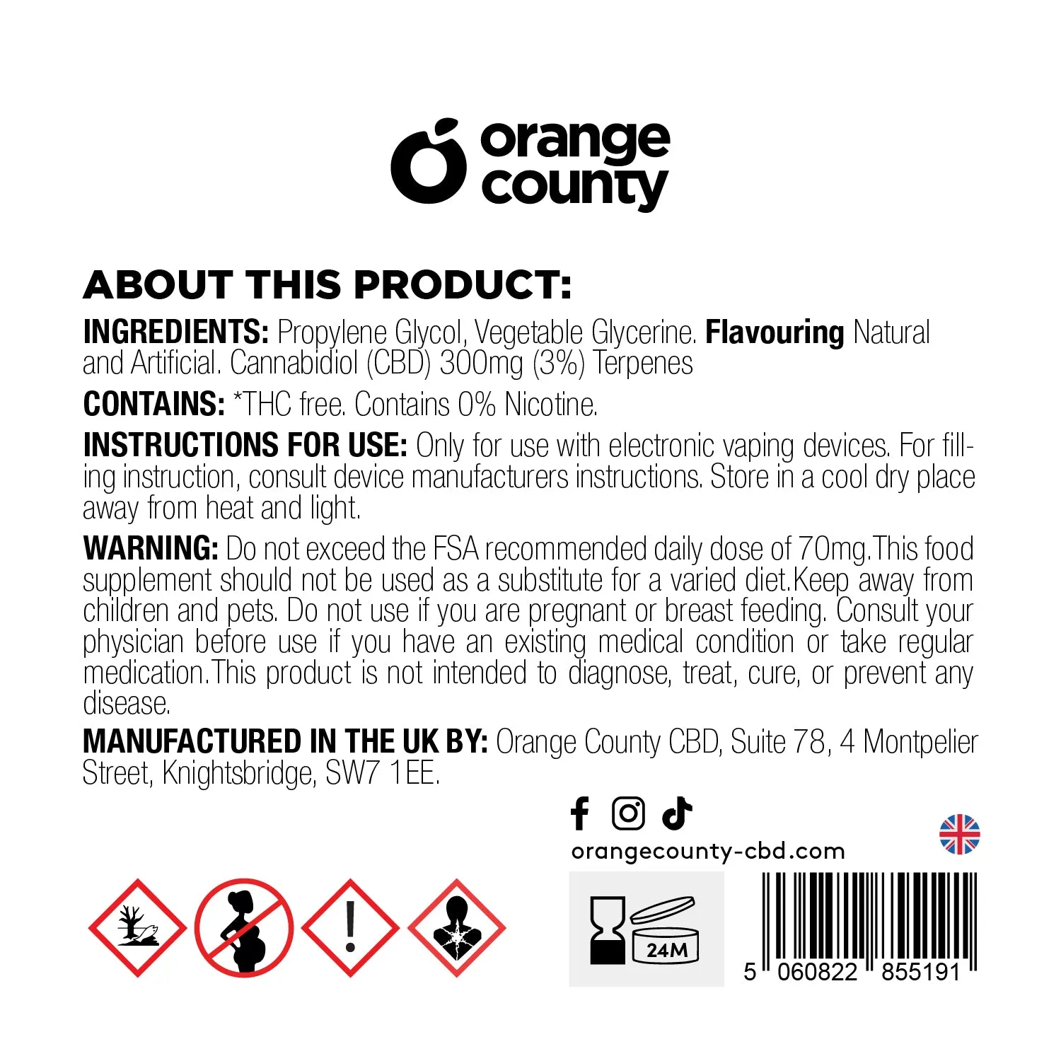 Pineapple Express CBD E-Liquid (10ml)