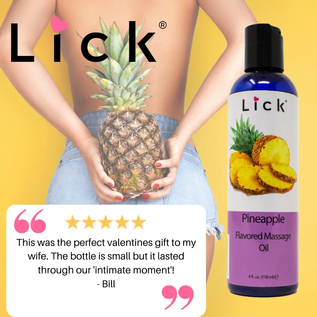 Pineapple Flavored Massage Oil