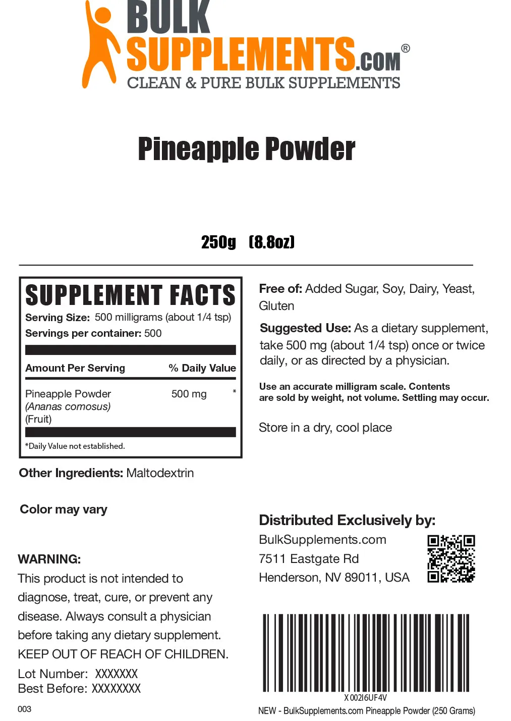 Pineapple Powder