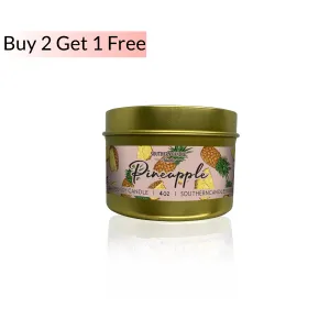 Pineapple Soy Wax Candle 4 oz.