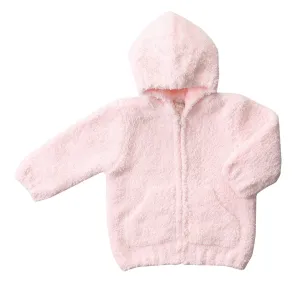 Pink Chenille Hoodie in Size 12-18m