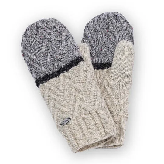 Pistil Estes Mitten in Brown & Grey