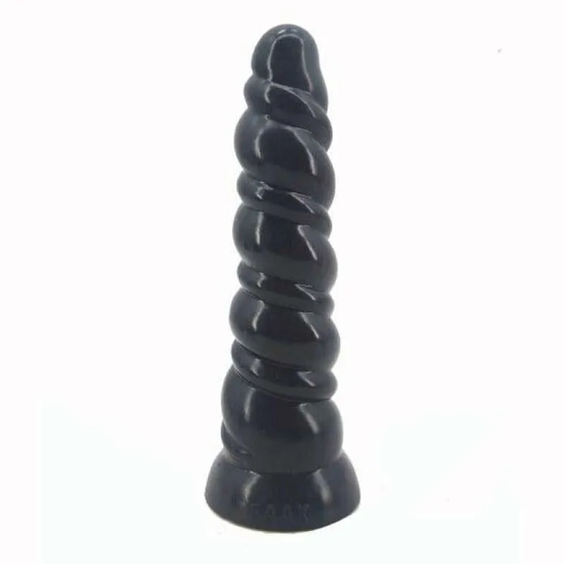 Plug Anal XL big spiral anal noir