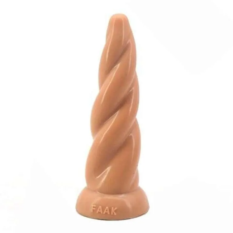 Plug Anal XL spiral gode beige