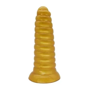 Plug Anal XL spiral hat Gold
