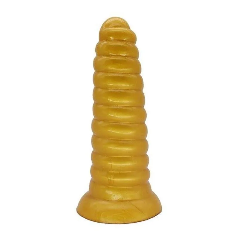 Plug Anal XL spiral hat Gold