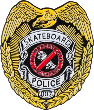 Powell Peralta - Skateboard Police Lapel Pin