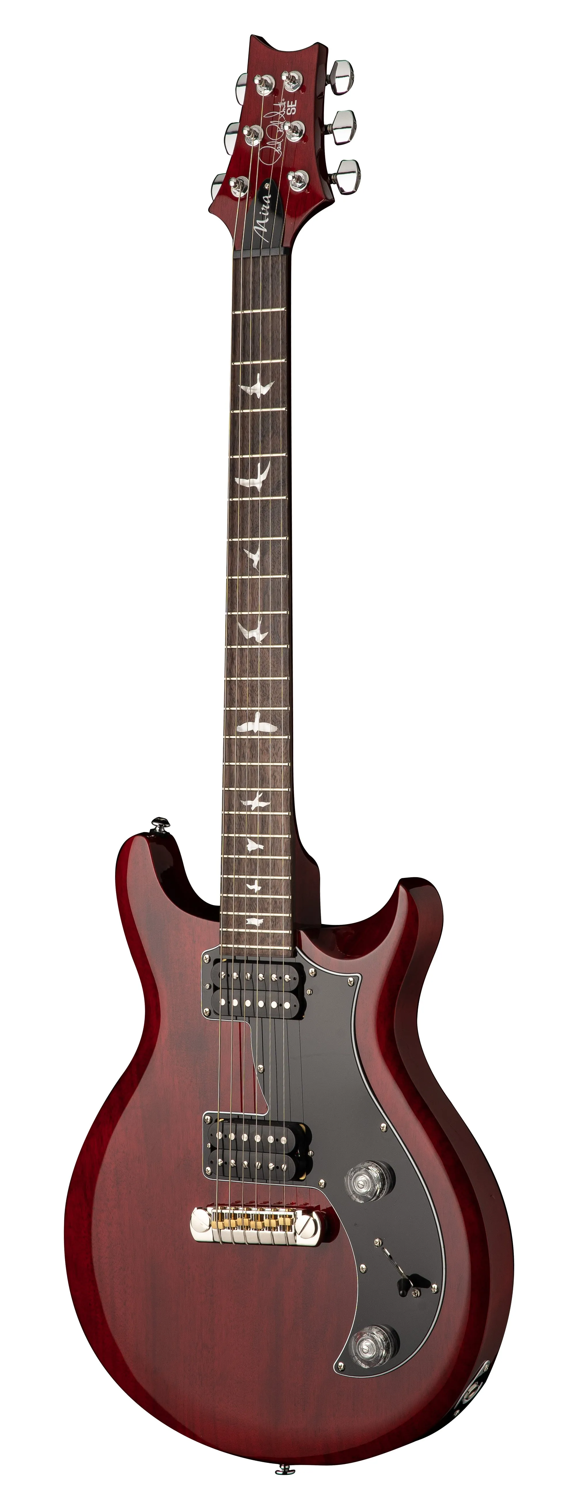 PRS 2021 SE Mira Vintage Cherry Black Guard