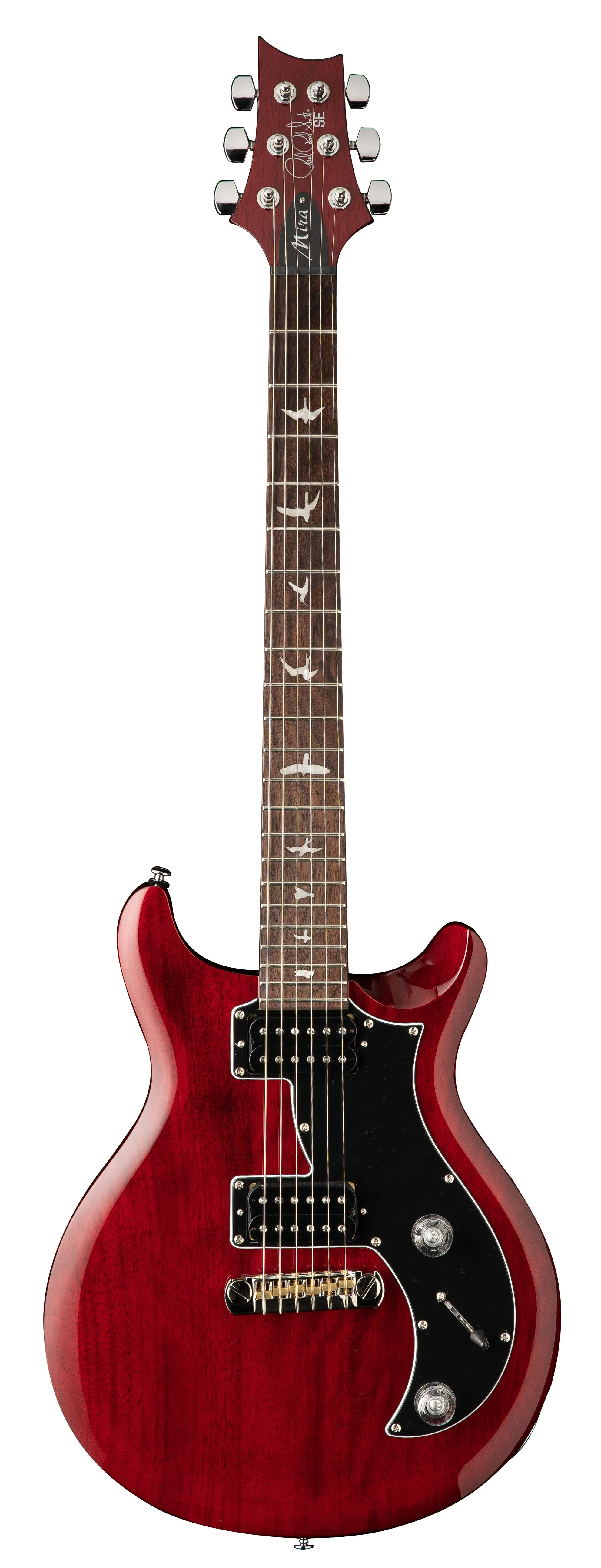 PRS 2021 SE Mira Vintage Cherry Black Guard